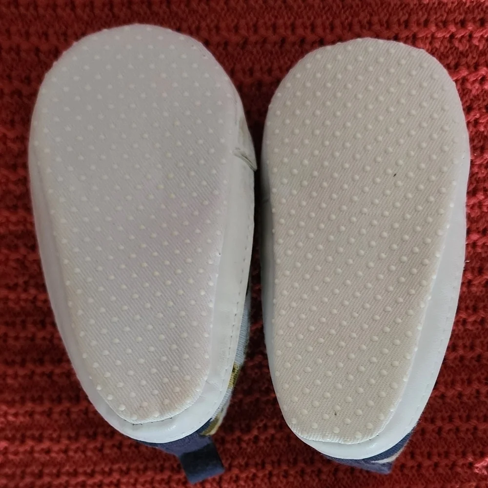 Baby Gear Infant Boy Slip-on Soft Sole Camouflage Pattern Sneakers Sz 6-9 Months